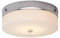 LED Deckenleuchte JANJA in Chrom Metall Glas Klassisch Schick IP44 Ø25cm Bad Lampe Badezimmer Licht