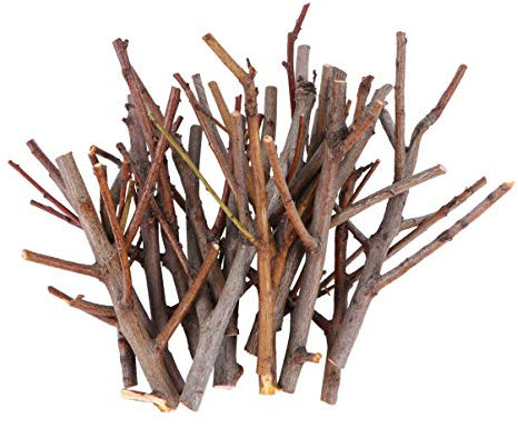 Amosfun Treibholz Holzstäbchen DIY Handwerk Treibholzstücke Bastelholz 15pcs 15cm Zweige Weihnachtskranz Adventskranz Basteln Foto Requisiten Aquarium Ornament Weihnachten Party Dekoration