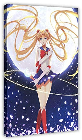 Anime-Poster Sailor Moon 15, Leinwand-Poster, Wandkunst, Dekor, Bild, Gemälde für Wohnzimmer, Schlafzimmer, Dekoration, 40 x 60 cm