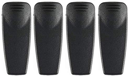 4 Pack HNN9013 Belt Clip Radio Clip Compatible for Motorola HT1250 HT750 XTS2500 XTS1500 CP185 CP125 CT250 CT450 PR860 GP140 GP328 GP338 GP340 GP360 GP380 GP640 R720Plus HLN9844A HLN9844