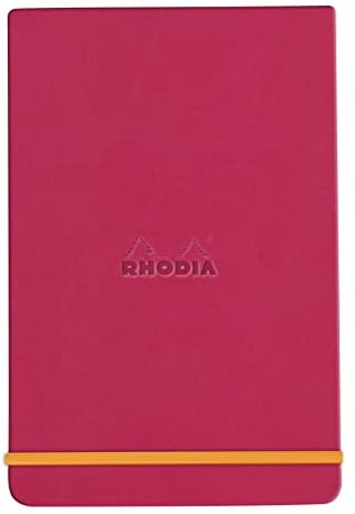 Rhodia 194397C Notizbuch Webnotepad A5 liniert 96 Blatt Himbeer