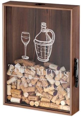 Maverton Personalised Cork Catcher for couples, memories