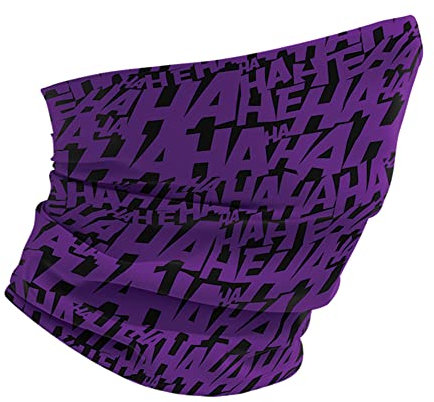 DC Joker Unisex Multipurpose Face Covering, Neck Warmer bandana
