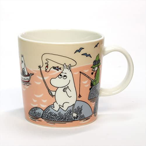 Arabia Tasse aus der Mumin Kollektion, mit Muminmotiven, Material: Keramik, Farbe: mehrfarbig, Fassungsvermögen: 300ml, 1062219