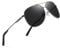 wearPro Polarised-Sunglasses-Mens-Womens-Pilot Sunglasses Unisex UV400 Protection Polarized Sun Glasses Black Unisex Classic Vintage Style Ultralight Shades For Driving(Grey Black)