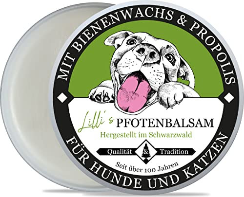 Lillis Naturlas Pfotenbalsam 100ml schützt im Winter vor EIS und Schnee und im Sommer vor heißem Asphalt