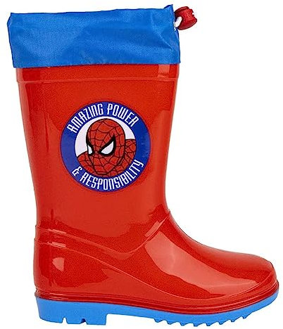 Spiderman Stivali Pioggia PVC Red, Gomma, Multicolore, Taglia Unica