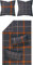 LOOKS BY WOLFGANG JOOP Wendebettwäsche Mako-Satin anthrazit-orange Größe 155x200 cm (80x80 cm)