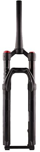 ZECHAO Air Supension Front Fork 130mm Travel,27.5/29in Aluminum Alloy Bicycle Shock Absorber Forks MTB Bike Front Fork 15 * 110mm Accessories (Color : Black, Size : 29inch)