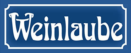 Ontrada Holzschild 27x10cm Weinlaube Holz Schild