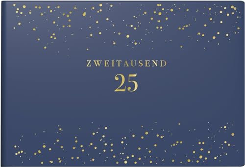 rido/idé Taschenkalender Mod. Septimus 2025 „Starry Night“ | A6 quer, Kunstleder