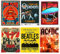 BDSHUNBF Set di 6 Rock Band Poster, Motivo Copertine Degli Album, Decorazione Artistica, Poster Musicali, Decorazione Artistica da Parete per Dormitorio Senza Cornice 20 x 25 cm