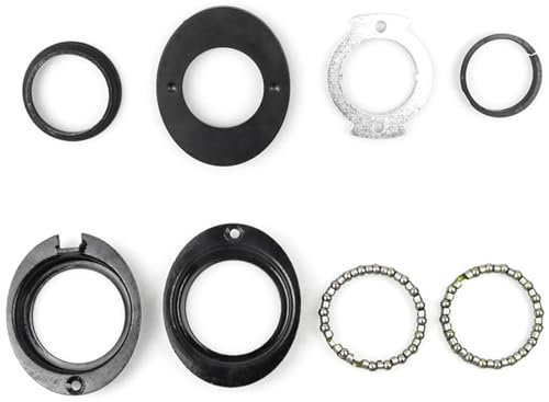 MenYiYDS 8 Pcs Lagergehäuse, drehbarer Lenkkugelsatz aus Stahl mit Kugellagern, Fahrrad-Kugellager-Headset-Kugelring-Vorderradkäfig-Kugellager, kompatibel mit Xiaomi M365-Roller