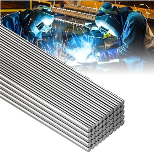 Fil de Soudure en Aluminium,Basse Température Fil de Soudure Baguettes à Souder Fil Fourré à l'arc Baguettes à Souder Fil de Soudure en Aluminium à Basse Température (Color : 10PCS, Size : 500mmx2.0