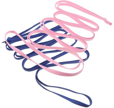 HONMEET 2stücke Pack Elastische Springseile Für Junge Mädchen Latexseil Zum Hüpfen Trainingsgerät Für Schule Und Zuhause Robust Und Leicht Zufällige Farbe