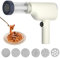 40W Cordless Noodle Machine,Handheld Electric Pasta Maker,Electric Pasta Maker,Portable Automatic Pasta Maker Machine,Spaghetti Maker Machine with 6 Pasta Discs and Measuring Cup(White)