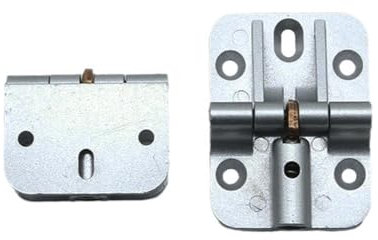 2 Stück Federscharniere, Türscharniere Selbstöffnende Federtürscharniere Klappbar für Schränke, Türen, Fenster, Öffnungswinkel einstellbar