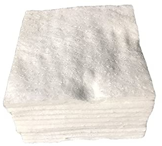 ZDUD Keramikfaserdecke, feuerfeste Keramikfaser-Isolierdecke -2300 °F Keramikfaser-Isolierdecke, Ofen, Ofen, Schmiede, Herd, Pizzaofen, Kamin, 10 Stück(8mm*150mm*150mm)