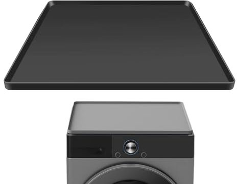 Air Conditioner Silicone Mat - Washable Under Refrigerator Mat | Mat Prevent Water Leakage | Floor Protector Mat Washing Machine Drip Tray with Raised Edge Fridge Freezer Mat Pads Carpet