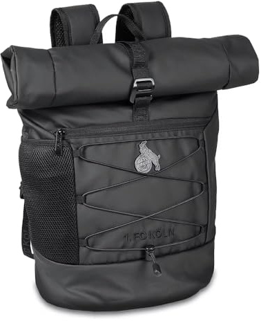 1. FC Köln Rolltop Rucksack Black