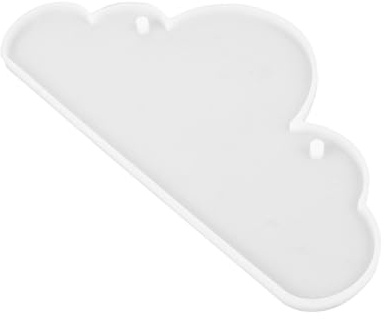 Gadpiparty Moule Silicone Forme Nuage pour Porte DIY Moule Flexible Transparent pour Plaque Suspendue Résistant et Facile à Nettoyer pour Décoration Maison