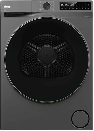 HOOVER HBP 9N3BGX-S FRONTLADER WÄRMEPUMPENTROCKNER 9 kg, Pro Dry Series 5, Smarte Bedienung mit Wi-Fi und Bluetooth, Anthrazit