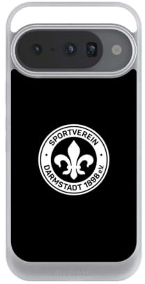 Hülle kompatibel mit Google Pixel 10 Handyhülle NIVOcore Schutzhülle Frozen Offizielles Lizenzprodukt Logo SV Darmstadt 98