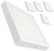 LED ATOMANT Packung mit 5 Quadratische LED Oberfläche Deckenleuchte 210x210mm 20W, Kaltweiße Farbe (6500K), 1800 Lumen, Treiber inklusive