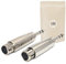 Adaptout 2x Adattatore da spina jack grosso 6,35mm maschio a presa XLR femmina 3 poli pin - Connettore stereo per auricolari casco audio microfono marca francese