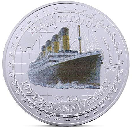 HARMILIY Titanic Münze 100-jähriges Jubiläum Gute Qualität Münze GEDENKMÜNZE & zum Sammeln Geschenk