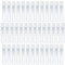 LuluDa 40Pcs Botella de Spray, Botellas de Pulverización, Mini Botellas de Pulverización Transparentes de 3 ml, Plástico Botella Vacía de Spray para Viajes Vacacions