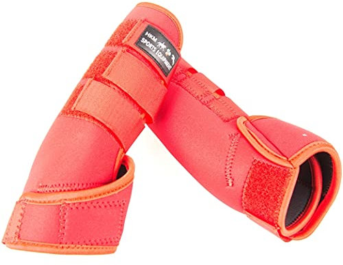 RL24 Softoprengamaschen BASICLINE HKM by Reiterladen24 rot L