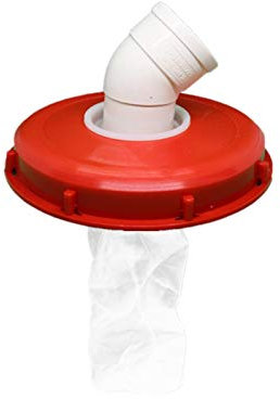 fllyingu Couvercle IBC avec Filtre en Nylon, 163mm/245mm Filtre Cuve IBC Couvercle, Couvercle IBC avec Évent pour Réservoir d'Pluie IBC