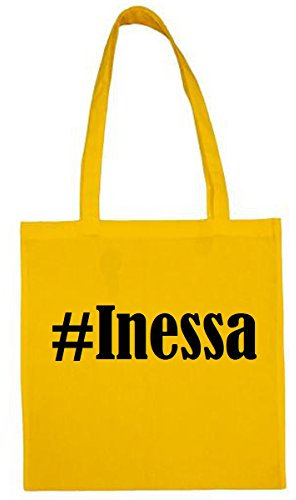 Reifen-Markt Tasche #Inessa Größe 38x42 Farbe Gelb Druck Schwarz
