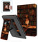 OLAIKE Hülle für 6,8 Kindle Paperwhite 11. Generation 2021 und Signature Edition (Modell Nr. M2L3EK/ M2L4EK) - Mit Auto Wake/Sleep, Standetui mit Handschlaufe, Die Bibliothek