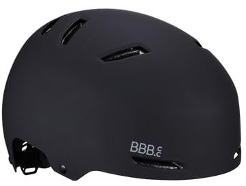 BBB Unisex-Youth BHE-150-Wave Farradhelm, Matt Black, S (51-55cm)