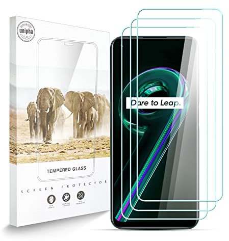 Zidwzidwei Protector de Pantalla para Realme 9 Pro [3-Pack], Vidrio Templado de 9H Dureza, 2.5D Alta Definicion Alta Sensibilidad, Sin Burbujas Realme 9 Pro Protector de Pantalla