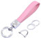 Wisdompro Schlüsselanhänger Auto Strass, Schlüsselanhänger Leder mit 1 D-Ring, 1 Schraubendreher, 2 Schlüsselring, Keychain für Männer/Frauen sind Geschenke für Familie, Freunde (Rosa)