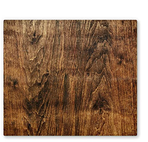 60x52cm - Herdabdeckplatte, Herdabdeckung für Glaskeramik-Kochfelder, Gehärtetes Glas, 60x52cm, mehrfarbig, Schneideplatte