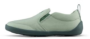 Affenzahn Barfußschuh Vegan Ready zum Reinschlüpfen Flexibel Leicht rutschfest für den Sommer Größe 21-32 Frosch - Olive