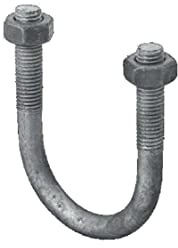 Bügelschraube/Rundbügel M8, 1 (33,7 mm), feuerverzinkt, inkl. Muttern