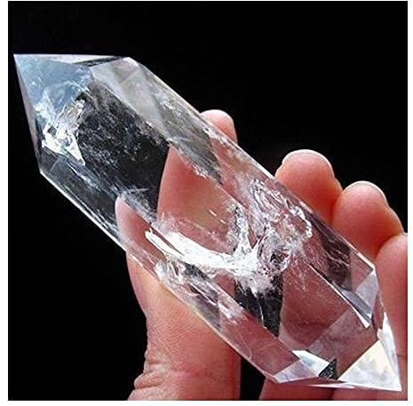 FOPURE Cristal Naturel Roche Quartz Clair Cristal Baguette Point U Cadeau Quartz Pierre Pierres Naturelles et minéraux