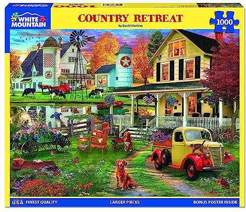 White Mountain Country Retreat – 1000-teiliges Puzzle