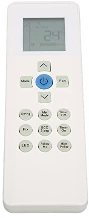 Télécommande de Rechange pour Climatiseur Carrier RG67N BGEF RG67V BGEF, Pile AAA Alimentée par (Non Incluse)