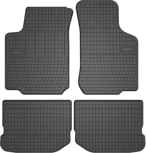 MOTOS Gummimatten Auto Fussmatte passend für Skoda Octavia I 1996-2010 Verbessern Sie Ihren Reisekomfort mit Antirutschmatte Auto - Allwetter fußmatten Auto, Schutz vor Verschmutzung