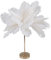 HERCHR Feder-Tischlampe, Touch-Schalter, Federlampe, Straußenfeder-Lampe Mit Goldenem Metallsockel, 3-farbig Dimmbare Schreibtischlampe, Nachtlicht Für Schlafzimmer, Schreibtisch