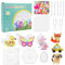 Bügelperlen Set Ostern, Bügelperlen Platten Oster Set mit Bunten Bügelperlen Stiftplatten Diy Osterdeko für Kinder Geschenk Mitgebsel Jungen Mädchen Osterhase Basteln Handwerk