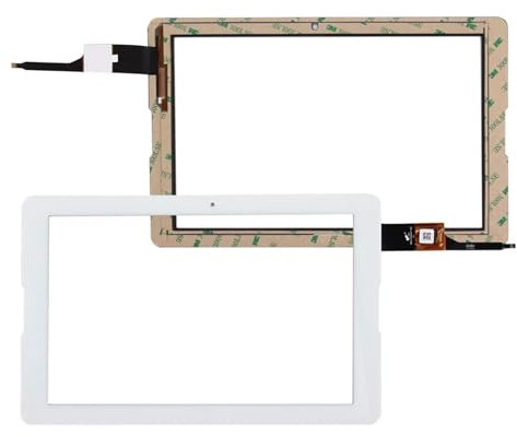 Audiosystem TOUCH SCREEN VETRO per Tablet ACER ICONIA ONE TAB 10 B3-A30 A6003 10.1 Bianco + Biadesivo Ricambio Digitizer (Display Non Incluso)
