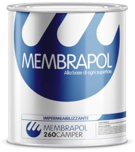 MEMBRAPOL 260 CAMPER BIANCO 1KG: Impermeabilizzante per Camper, Poliuretano, Membrana, Bianca