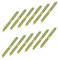 12/24 Pcs Double Ended Screws, Self-Tapping Threads, Wood Dowel Screws for Wood Connecting (12, 6x50mm)